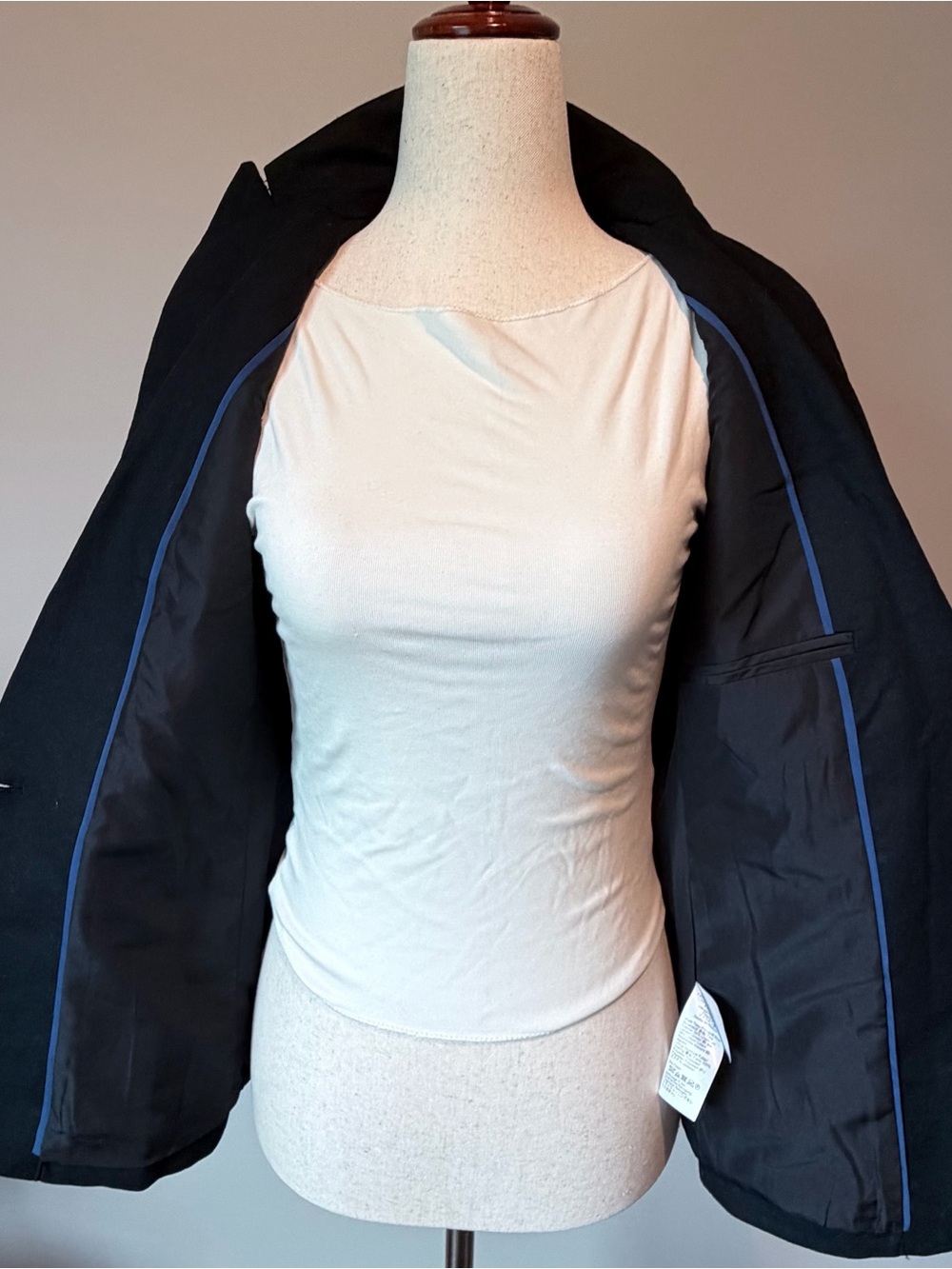 J. Crew Black Linen Women's Blazer - Picture 6 of 10
